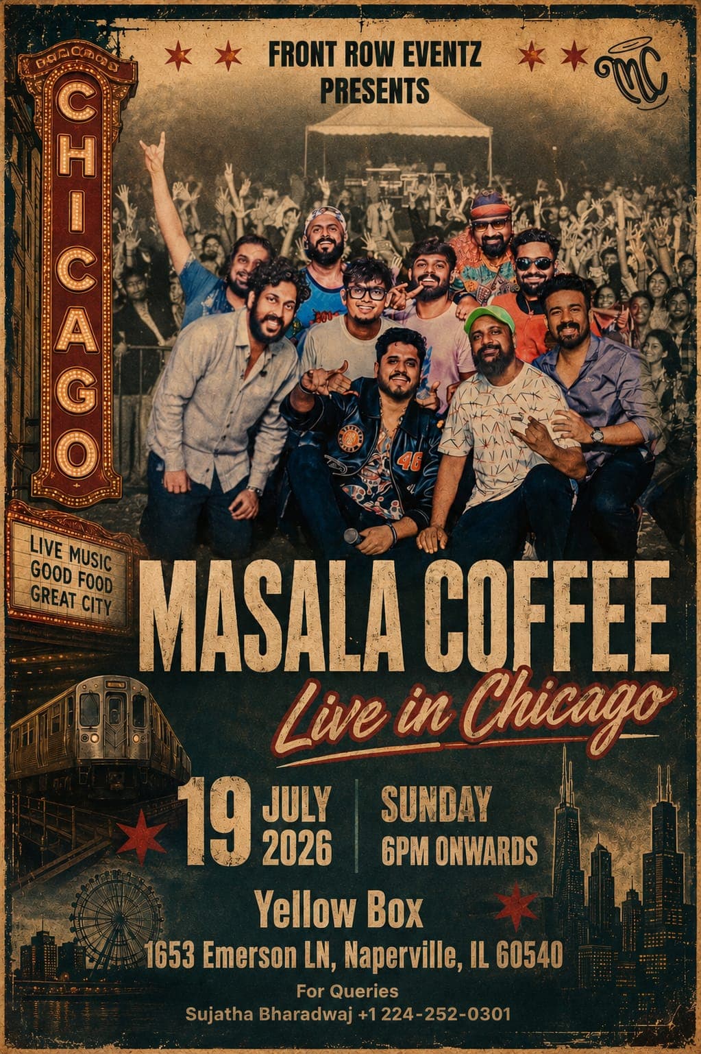 Masala Coffee Live in Chicago